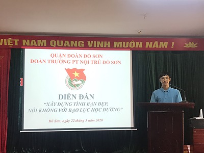 Đoàn trường PT Nội trú Đồ Sơn tổ chức Diễn đàn 